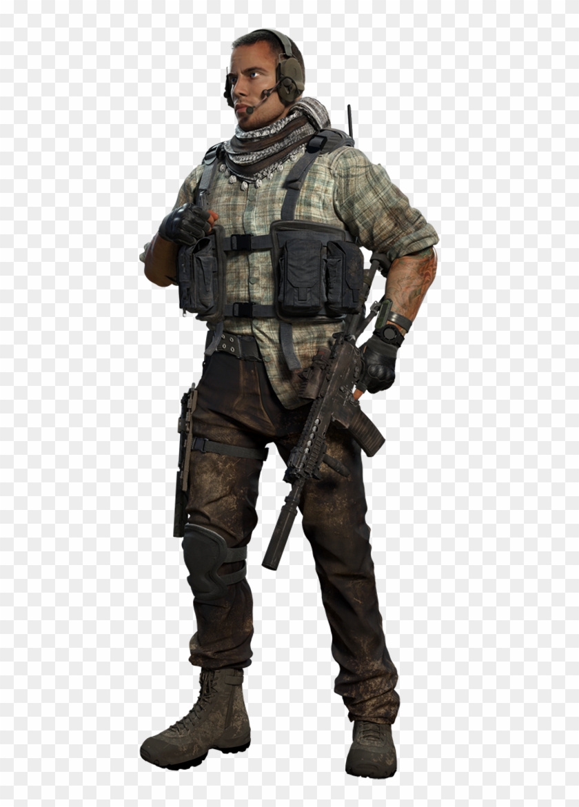 Ghost Recon Wildlands 3d Character Engineer, HD Png Download - 437x1091 ...