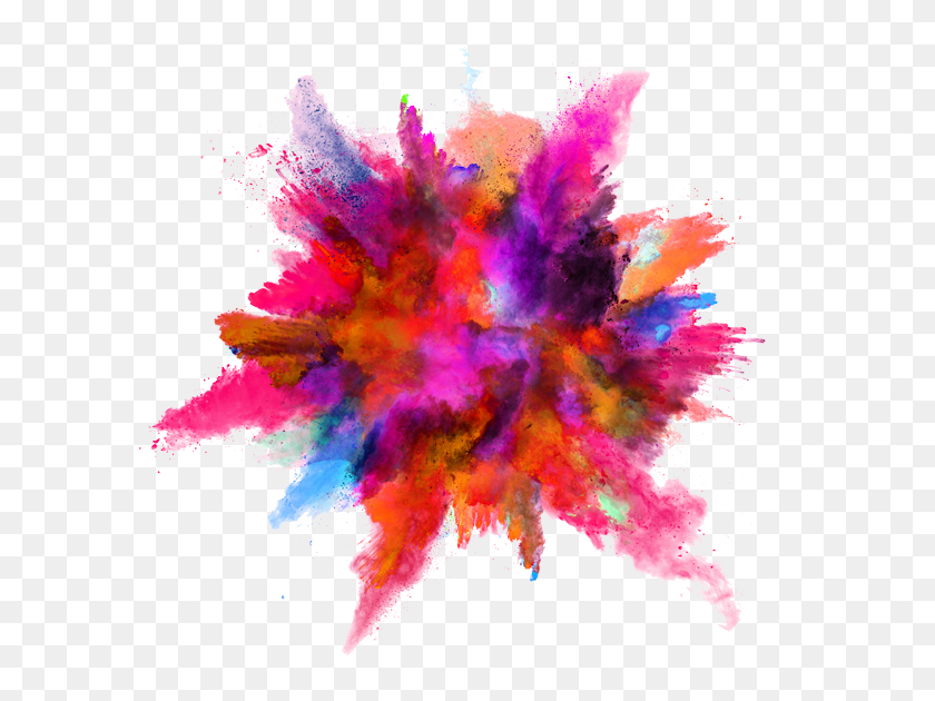 Color Splash Explosion Powder Ink Download Hq Png Clipart - Paint ...