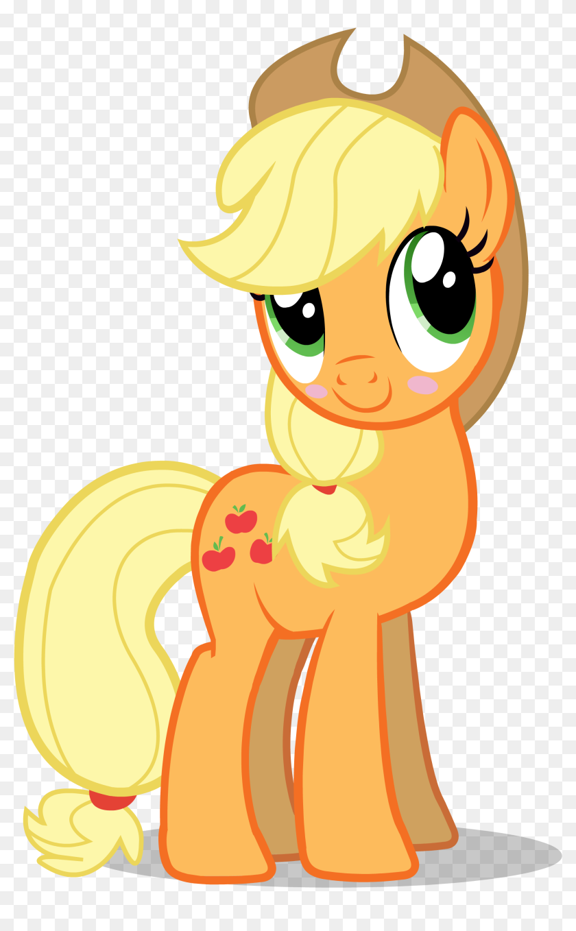 My Little Pony Clipart Pinterest - Filly Applejack Png, Transparent Png ...