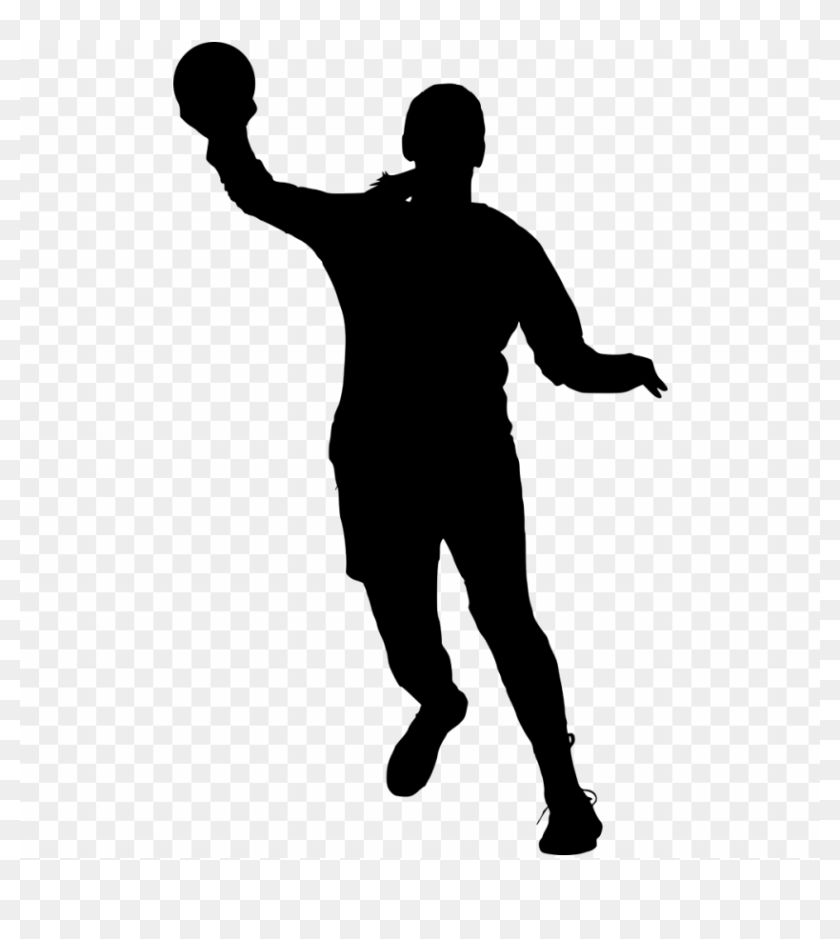 Free Png Sport Handball Silhouette Png Images Transparent - Player, Png ...