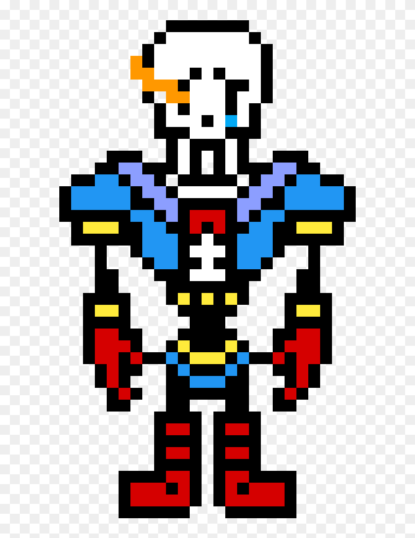 Undertale Disbelief Papyrus - Undertale Disbelief Papyrus Pixel Art, HD ...