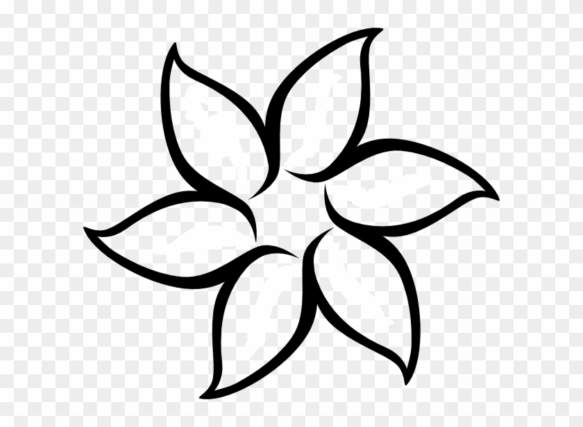 Great Template For Flower Craft Ideas Simple Flower Outline Hd