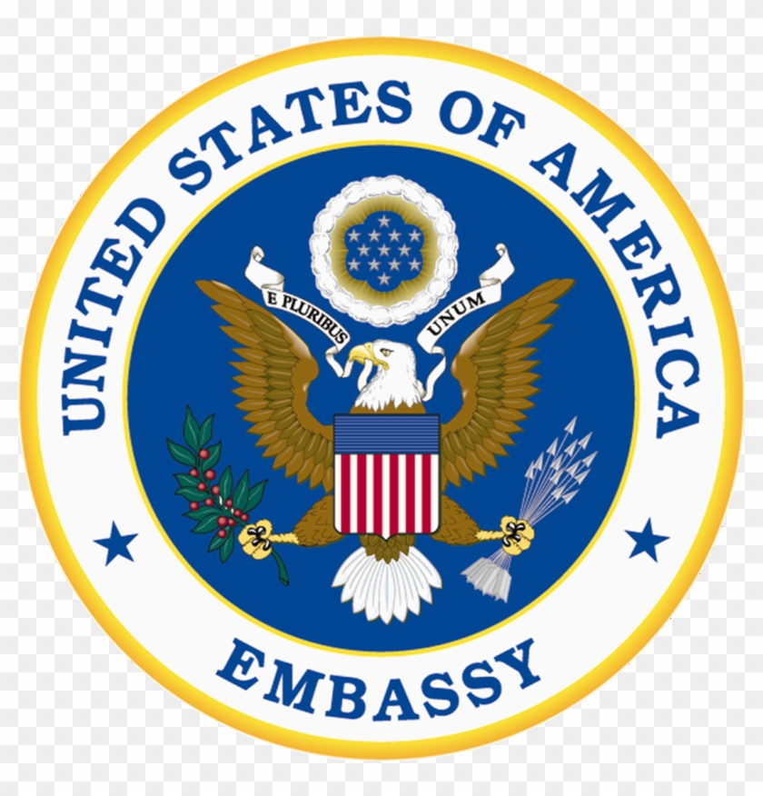 Seal Of An Embassy Of The United States Of America United States Of America Embassy Hd Png 8404