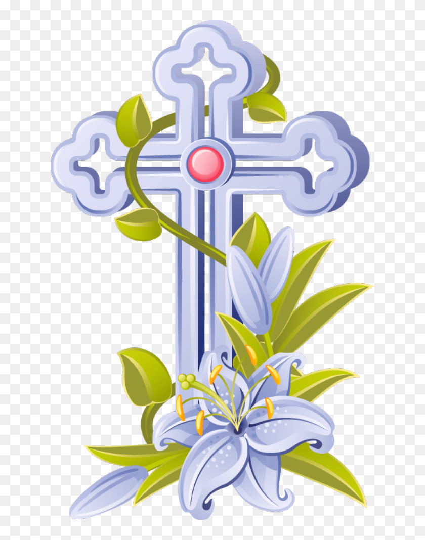 Lilies Clipart Church - Religious Catholic Easter Greetings, HD Png ...