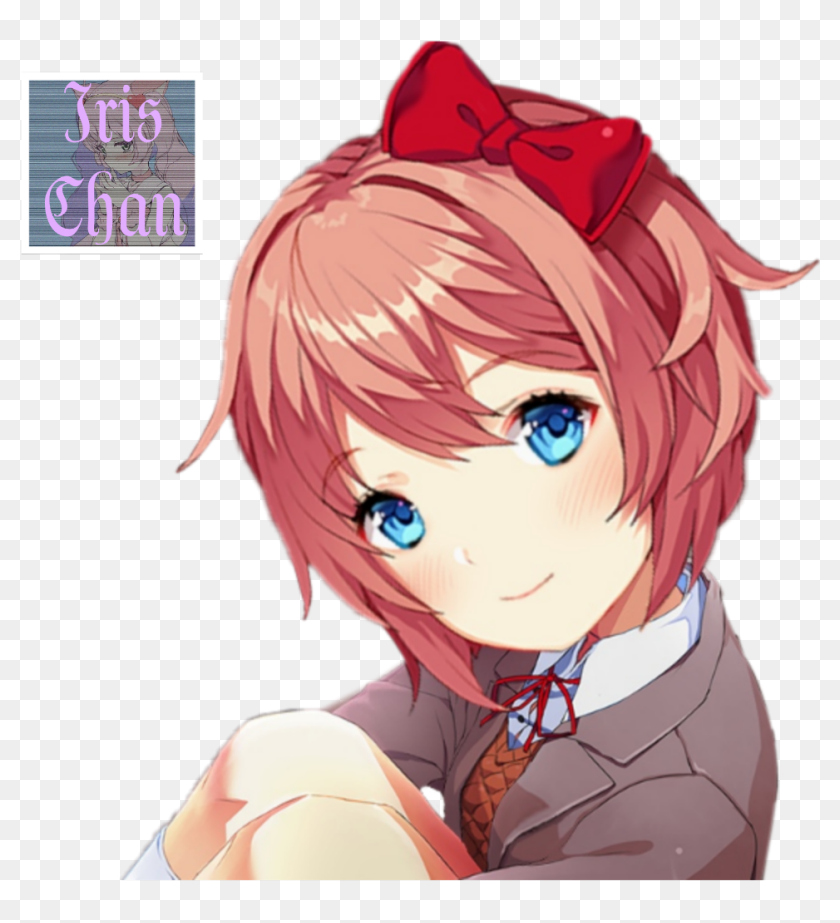 Oc Edited Mediachibi Monika Casual Outfit Sprites Png - Doki Doki  Literature Club Monika Cute, Transparent Png, free png download