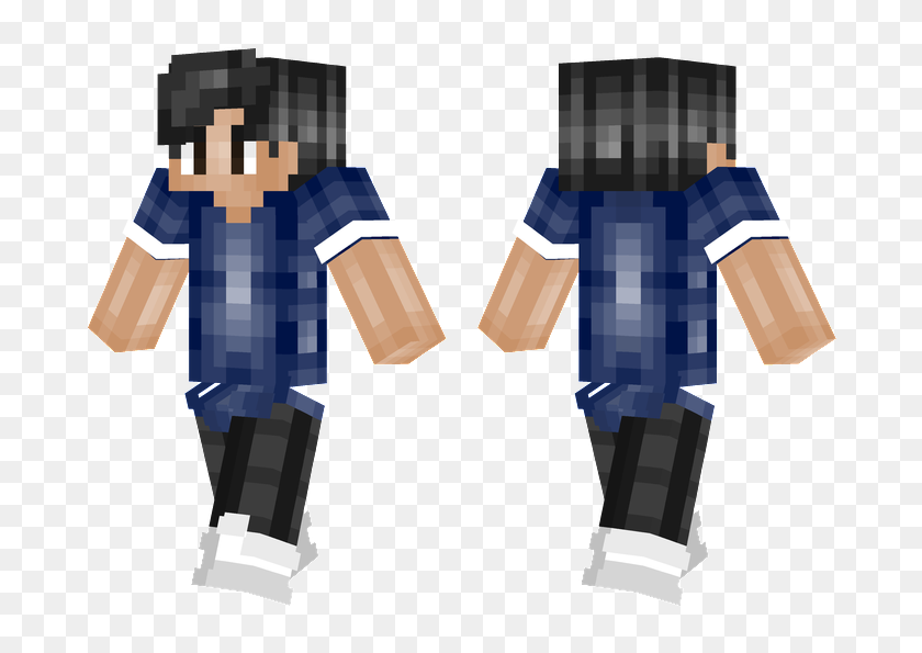 Skin minecraft blue