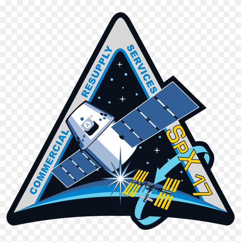 The Crs 17/spx 17 Mission Patch - Spacex Crs 17, HD Png Download ...