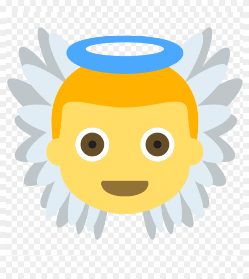 Free Png Baby Angel Emoji Emot Vector Icon - Portable Network Graphics ...