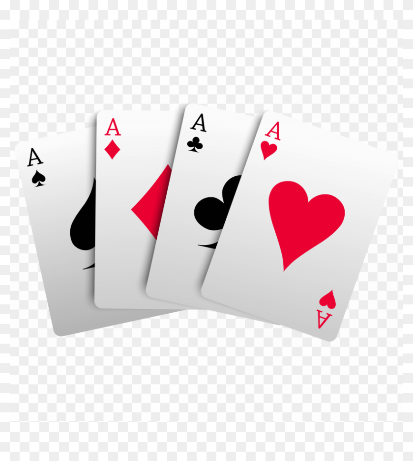 Free Png Download 4 Aces Cards Clipart Png Photo Png - Playing Cards ...