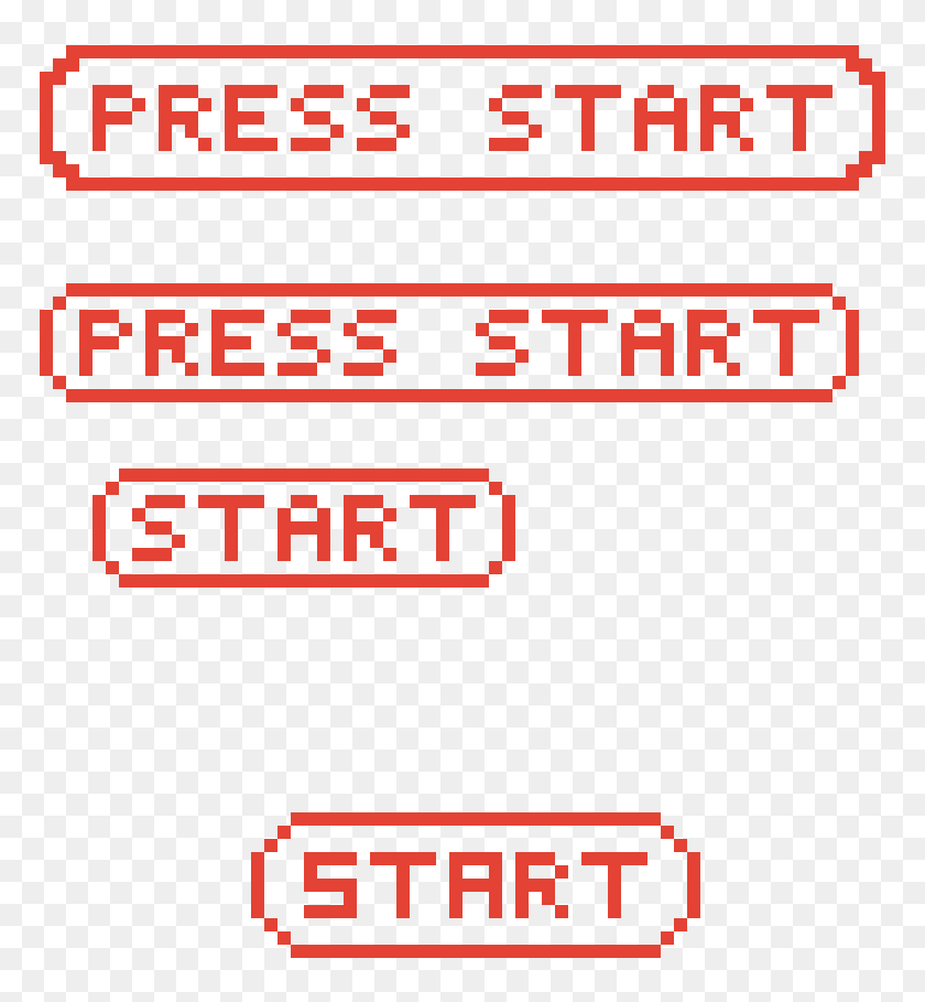 Press Start Pixel - Carmine, HD Png Download - 1200x1200 (#2650369 ...