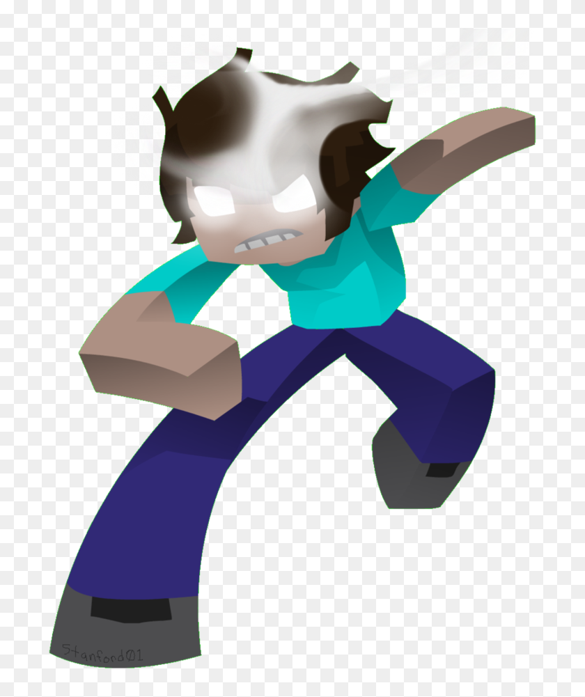 Herobrine Transparent - Minecraft Herobrine PNG Transparent With