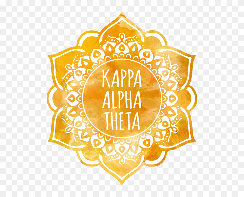 Kappa Alpha Theta Mandala Air Freshener Sigma Delta Tau Background