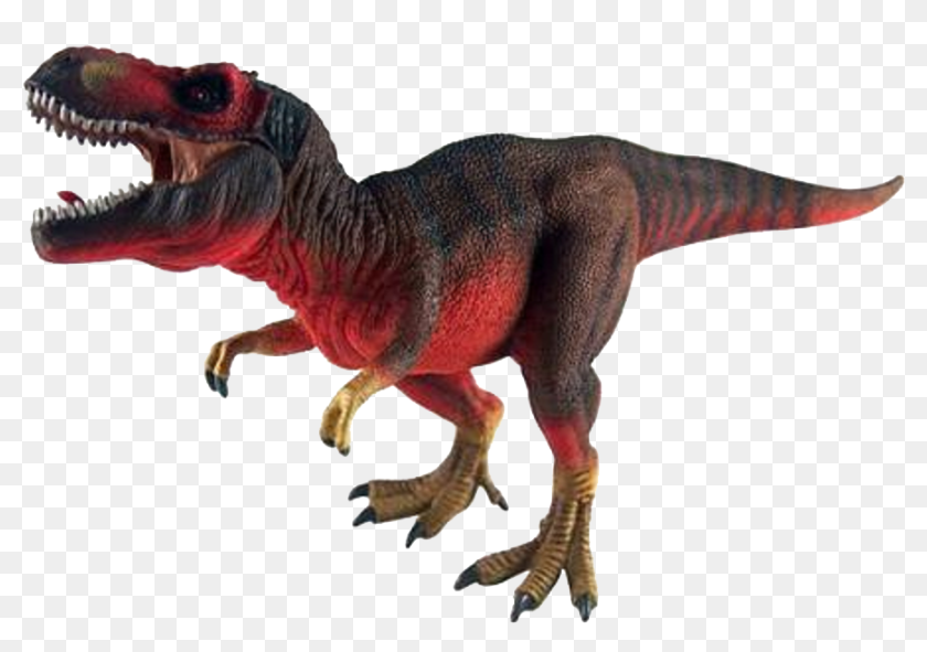 red t rex with horns