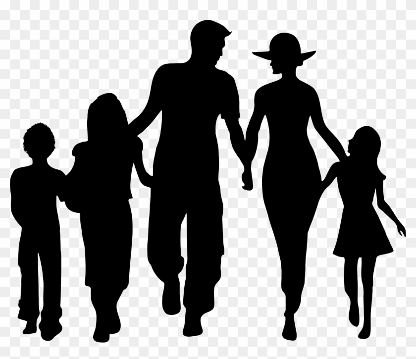 Silhouette Png Clipart Png Image - Transparent Background Family Png ...