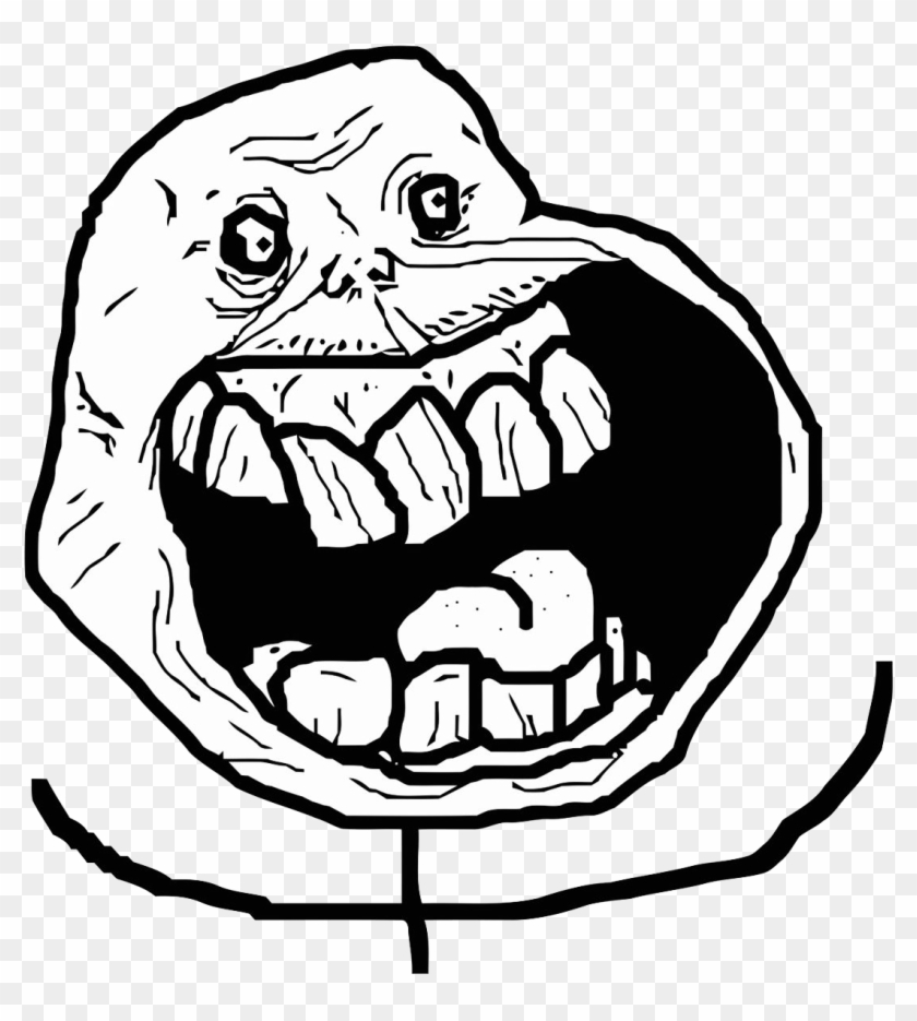 Rage Face - Forever Alone Meme, HD Png Download - 1089x1161 (#275948 ...