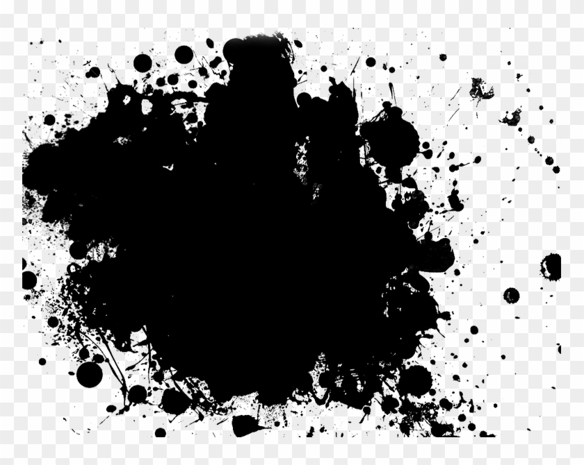 Spray Paint Splatter Png Gowj Gc Splatter Pngspray - Black Paint ...