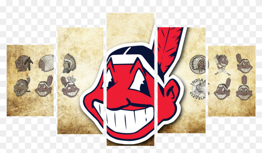 Caucasians Cleveland Indians Chief Wahoo Funny Can Koozie Wrap