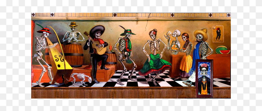 Courtesy Of The Artist Mexican Skeleton Art HD Png Download   271 2711288 Courtesy Of The Artist Mexican Skeleton Art Hd 