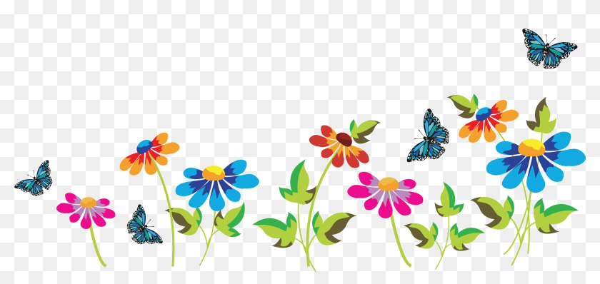 Holi Free Download Png Hq Clipart - Cenefa De Mariposa Libelulas ...