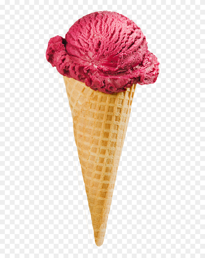 Red Ice Cream Cone, HD Png Download - 498x977 (#2719750) - PinPng