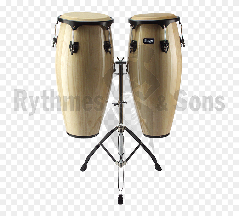 Stagg Pair Of Natural Varnish Congas - Martin Mac Quantum Profile ...