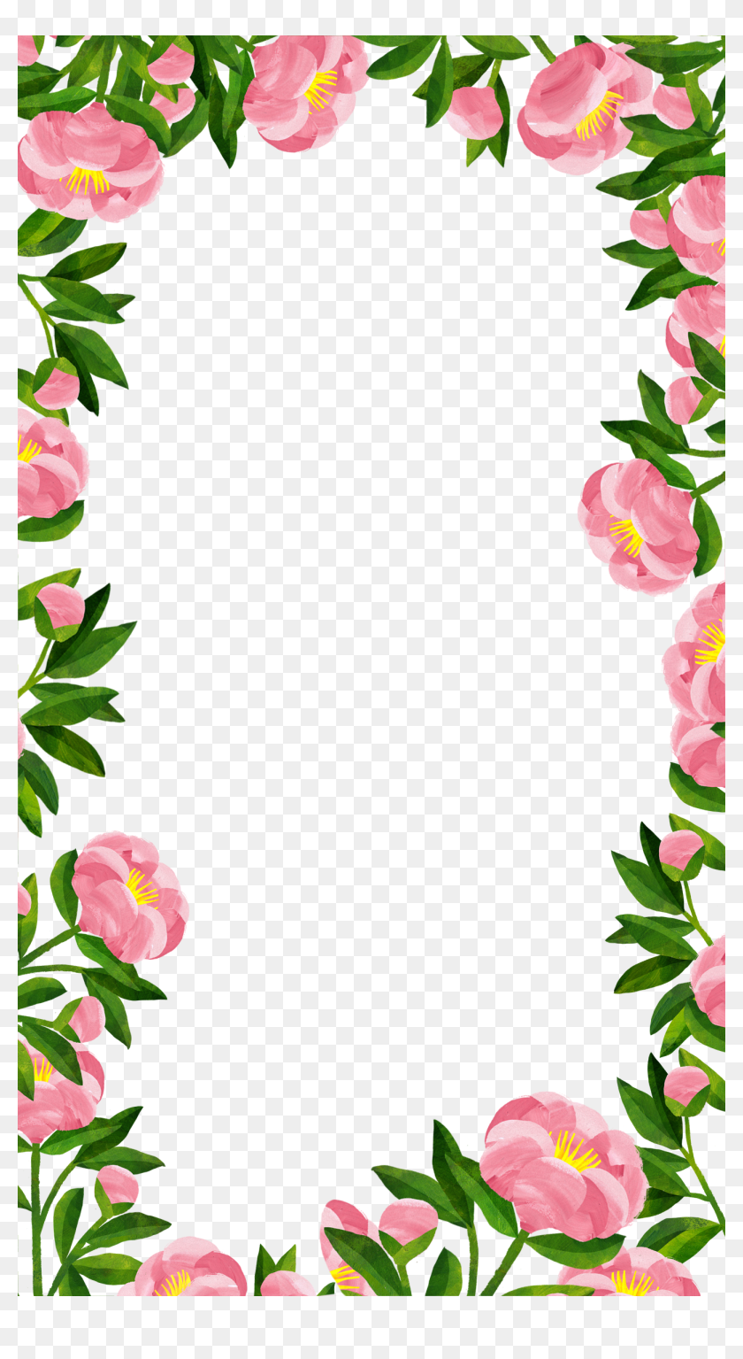 Snapchat Filters Clipart Floral - Garden Roses, HD Png Download ...