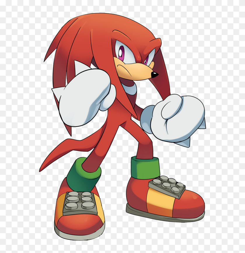 Knuckles The Echidna - Knuckles Drawloverlala, HD Png Download ...