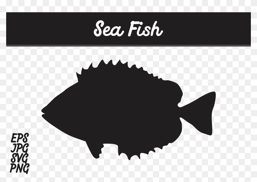 sea fish silhouette svg vector image graphic by arief batik mega mendung vector png transparent png 7514x5000 2810589 pinpng pinpng