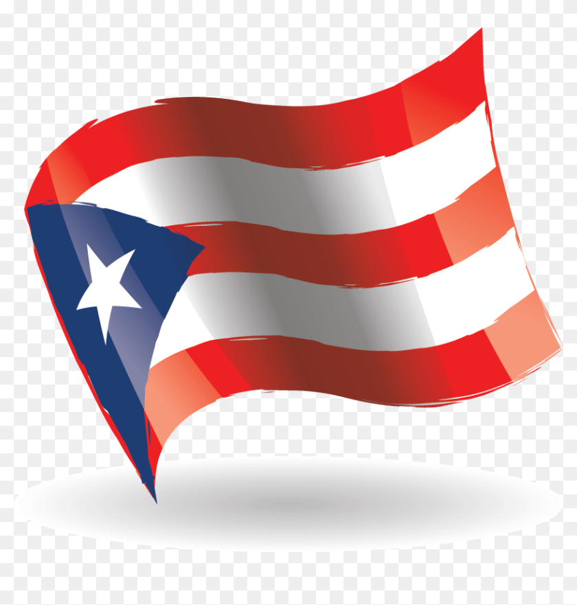 Puerto Rico Flag Waving - Waving Puerto Rico Flag, HD Png Download ...