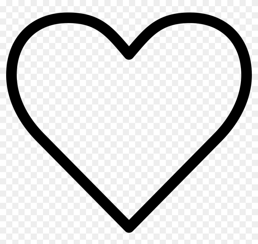 Heart Line Art Png - Heart Outline Transparent Background, Png Download ...