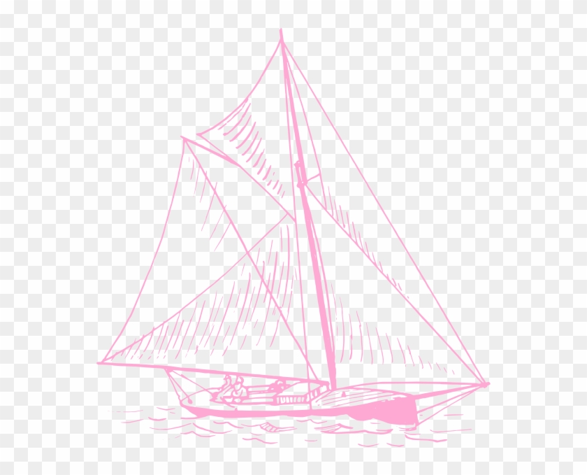 Svg Royalty Free Pink Boat Frames Illustrations Hd Pink Sailboat Hd Png Download 564x599 295665 Pinpng