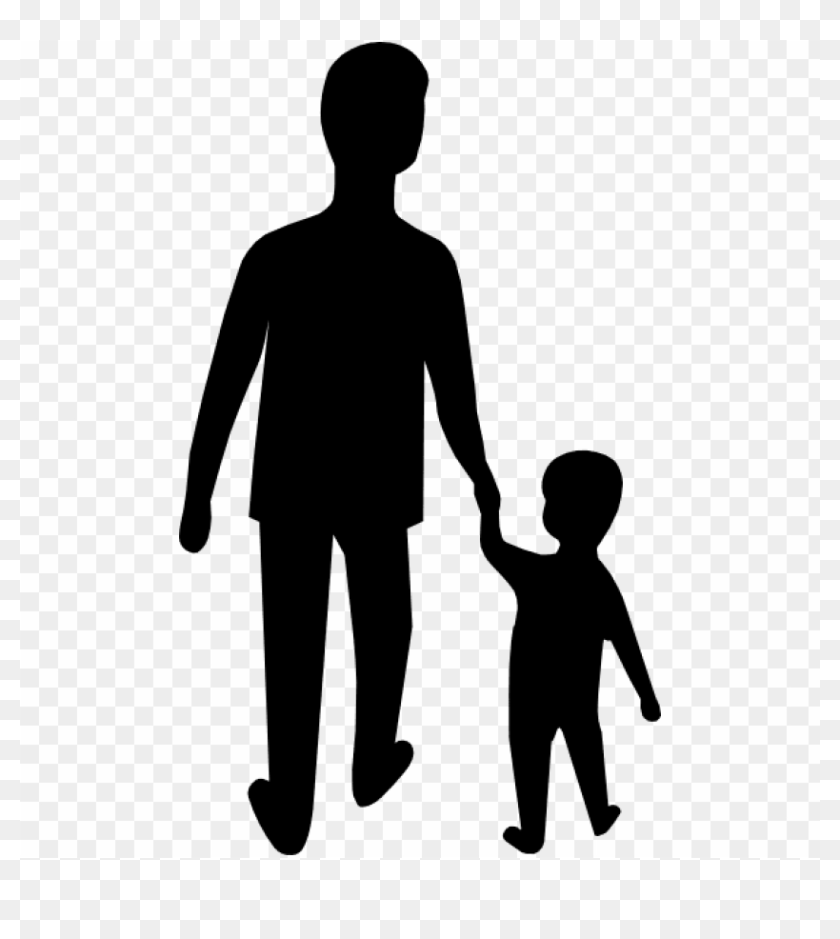 Free Png Children Holding Hands Png Png Image With - Child Silhouette 