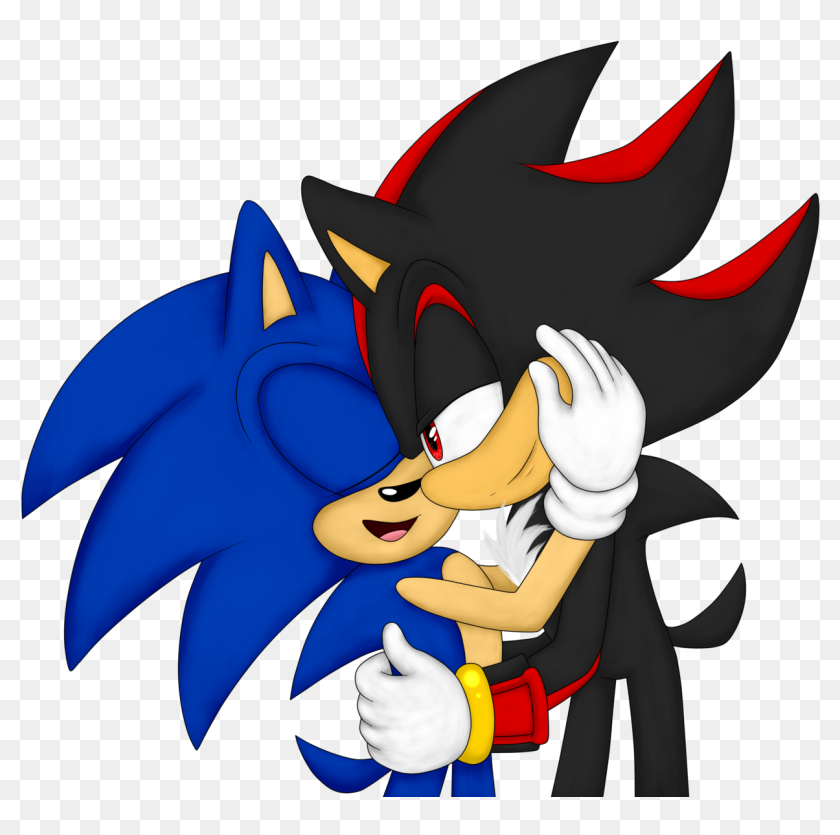 Sonic Yaoi Images Lol Shadow Hd Wallpaper And Background - Kiss Sonic X  Silver, HD Png Download - 1018x567(#5558982) - PngFind
