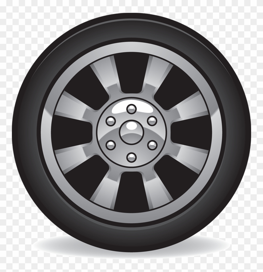 Tire Clipart Vector - Rolling Resistance Of Vehicle, HD Png Download ...