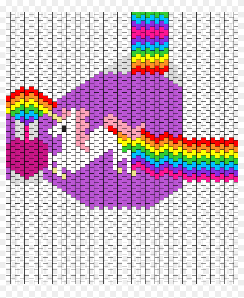 Touch Of Magic Unicorn Kandi Bra Larger Version Side - Bruges, HD Png ...