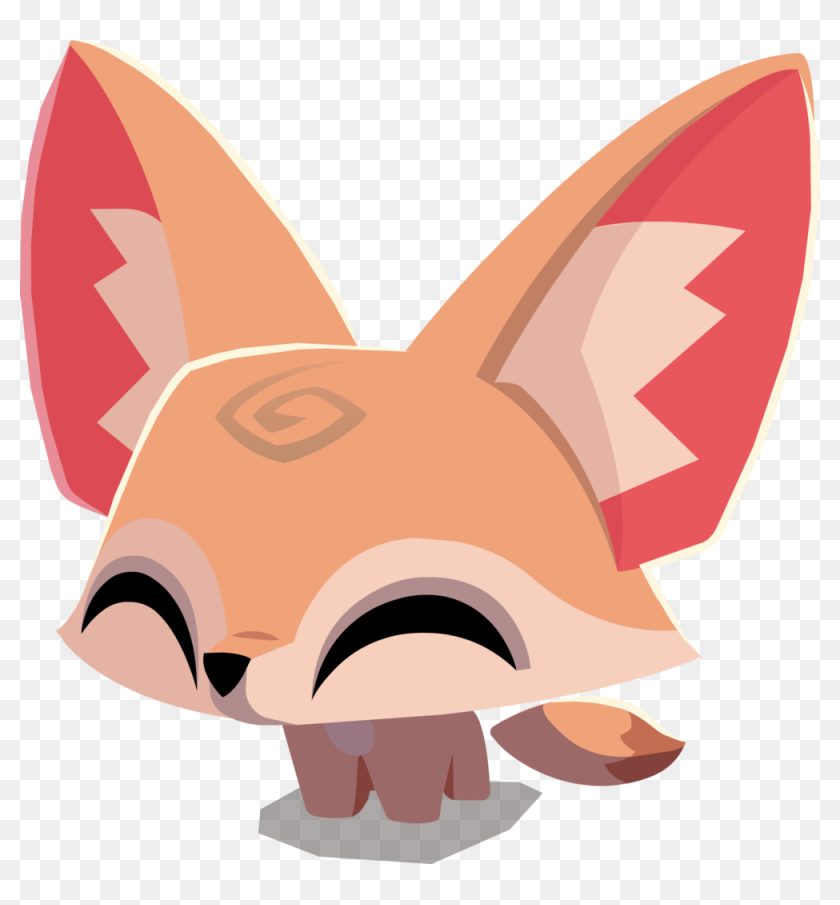 Animal Jam Fox Png - Animal Jam Fennec Fox, Transparent Png - 1000x1030