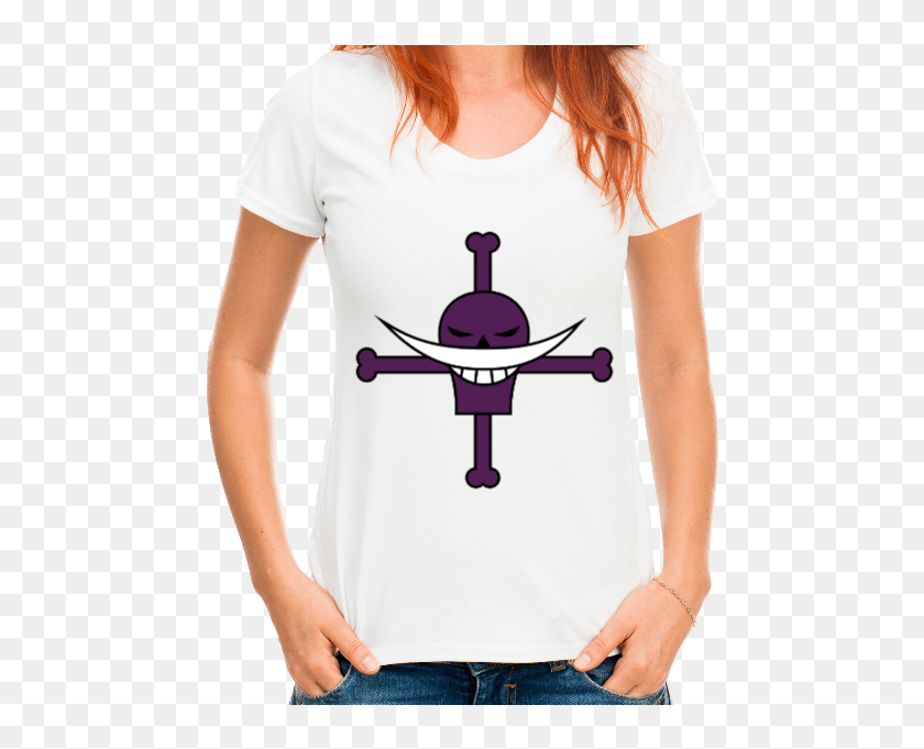 White Beard Pirates Logo Women S T Shirt One Piece Whitebeard Flag Hd Png Download 600x600 Pinpng