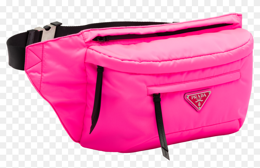 prada pink fanny pack