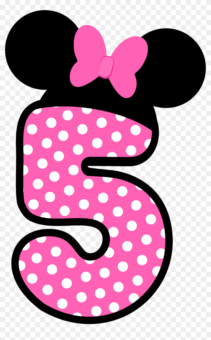 Thumb Image - Minnie Mouse Number 5, HD Png Download - 1025x1600 ...