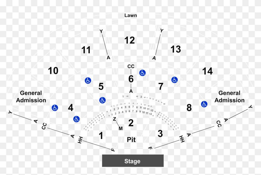 Xfinity Center Hartford Seating Chart With Seat Numbers, HD Png