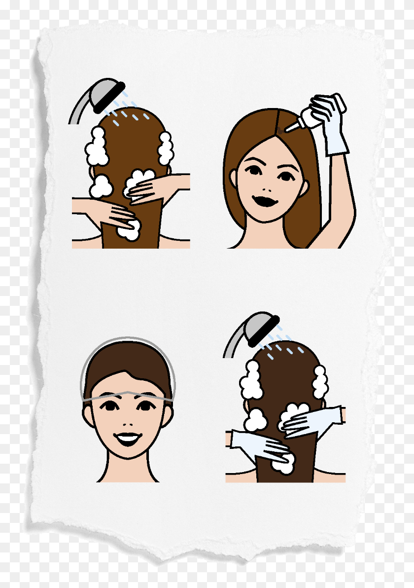 How To Colour Your Hair At Home With Tints Of Nature - Cartoon, HD Png ...