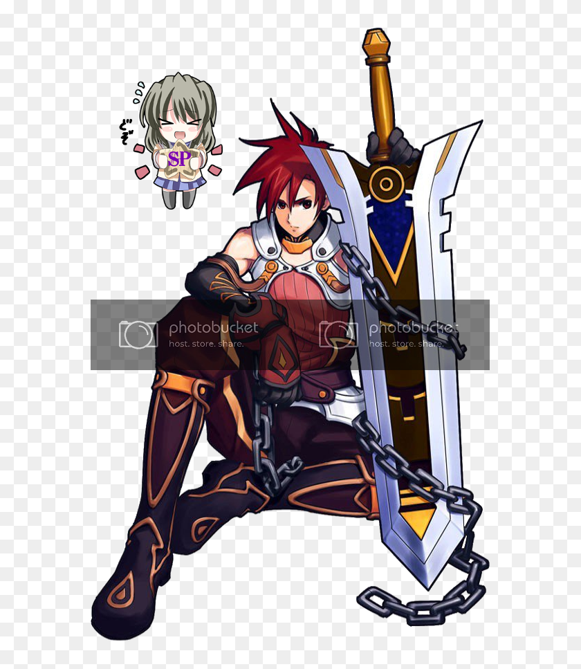 Sword Guy Render Photo - Vayne Mana Khemia 2, HD Png Download - 577x887 ...