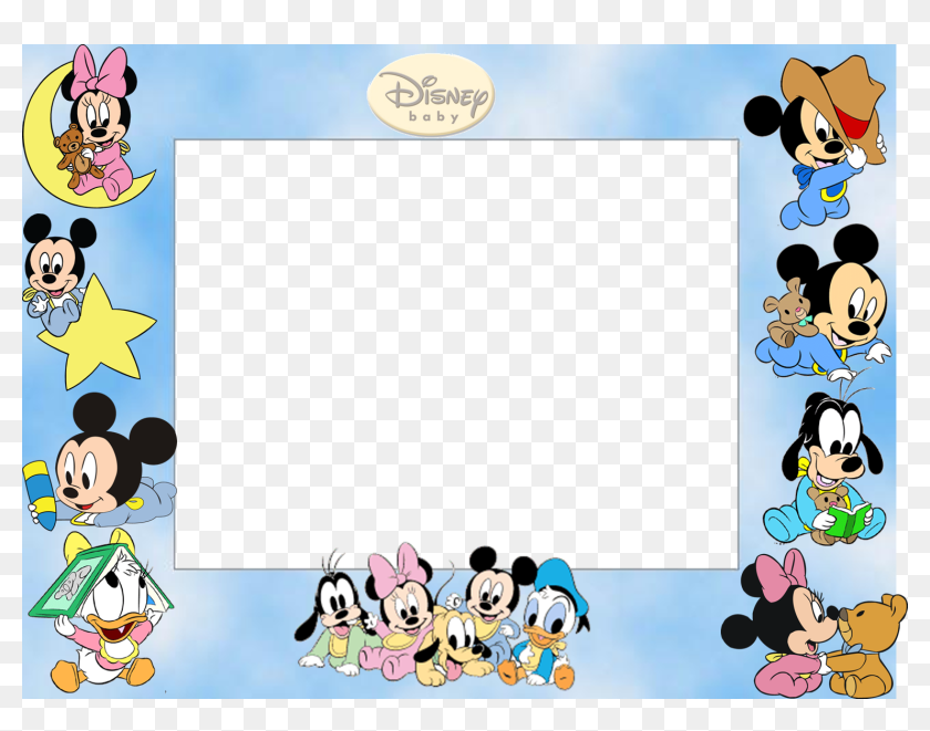 Pinterest - Baby Mickey Mouse Photo Frame, HD Png Download - 1520x1125 ...