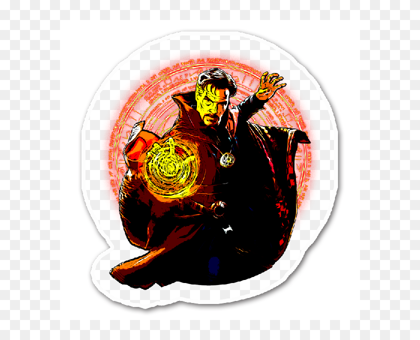 Dr Strange Colour Imaginative Ink The Home Of Awesome - Circle, HD Png ...