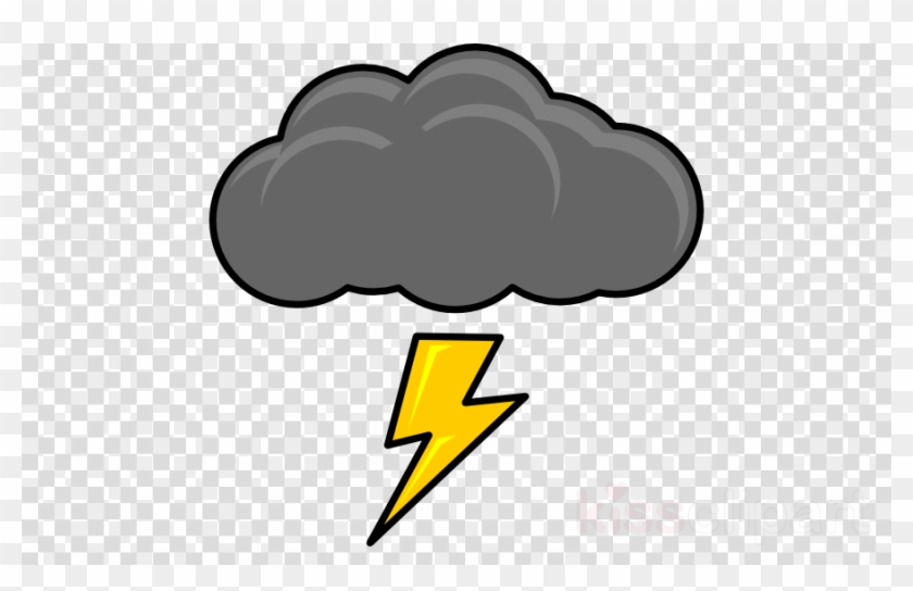 Cartoon Thunder Cloud Clipart Cumulonimbus Cloud Clip - Thunder And ...