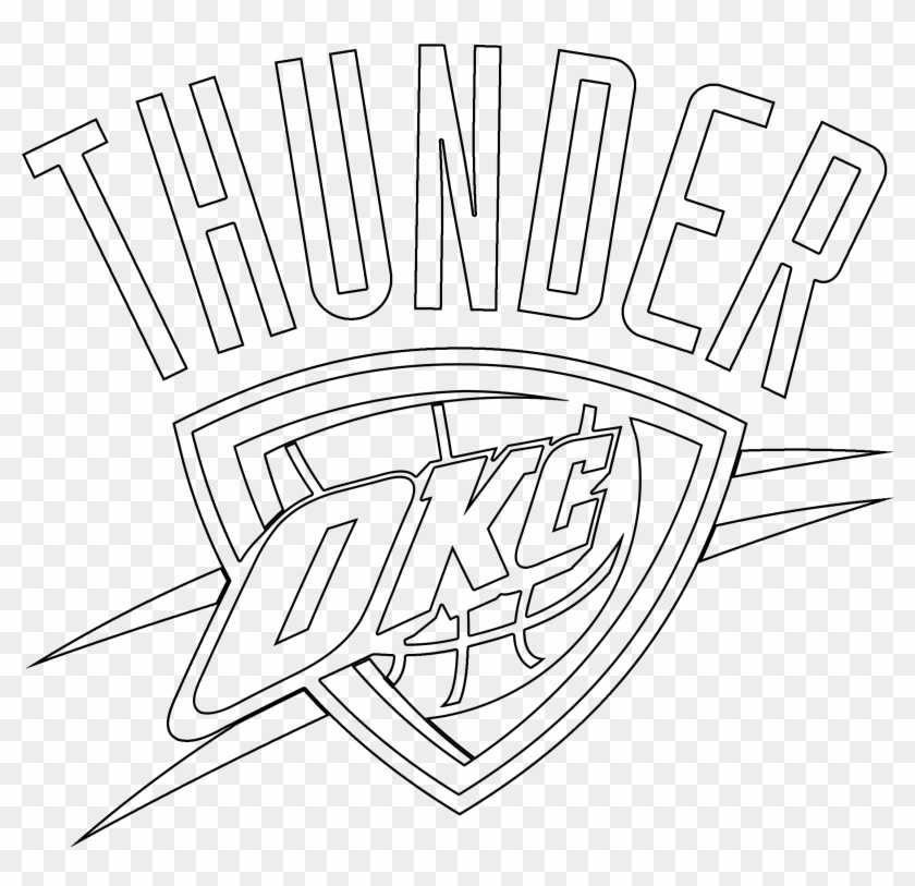 Oklahoma City Thunder Png Transparent Images - Okc Thunder Black And ...