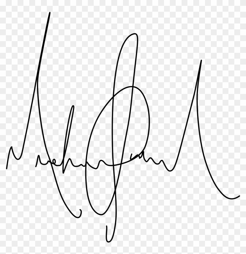 Open - Michael Jackson Signature, HD Png Download - 2000x1968 (#328800