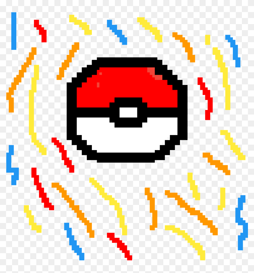 Pokeball Pixel Png, Transparent Png - 1200x1200 PNG 