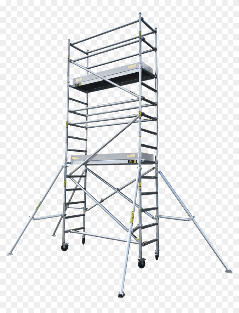 Titan Mini Mobile Scaffolding Full Extension Kit - Shelf, HD Png ...