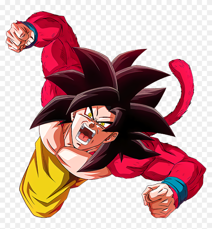 View and Download hd Goku Super Saiyan 4 Png - Super Saiyan 4 Goku
